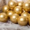 Balony złote efekt chromu 5 sztuk